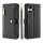 Handykette Xiaomi Hülle mit Band Handyhülle Kartenfächer PU Leder Umhängetasche Redmi Note 13 Pro+ 5G Schwarz