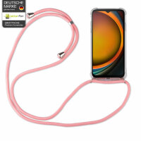 Handykette für Samsung Galaxy Xcover 7 Handyhülle mit Band Case Hülle mit Kordel Rosa