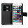 Apple iPhone Handy Tasche Flip Cover Case Buch Klapp Schutz Hülle Etui Bumper Apple iPhone 6 / 6s Schwarz