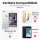 Apple iPhone Handy Tasche Flip Cover Case Buch Klapp Schutz Hülle Etui Bumper Apple iPhone 6 / 6s Schwarz