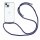 Handykette für Apple iPhone 15 Serie Hülle Handyhülle mit Band Hülle mit Kordel Blau iPhone 15 Pro