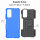 Xiaomi Redmi Note 11S / 11, Schutz Hülle Handy Tasche Outdoor Case Cover Bumper  Blau