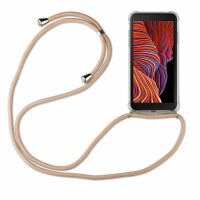 Handykette für Samsung Galaxy Xcover 5 – Handyhülle mit Band Rosa