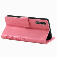 Huawei P20 Pro Handy Tasche Handyhülle Wallet Schutz Hülle Blumen Flip Cover