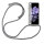 Handykette für Samsung Galaxy S21 Ultra 5G – Handyhülle mit Band Grau
