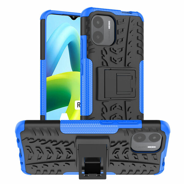 Hülle für Xiaomi Redmi A1 Schutzhülle Handyhülle Handy Tasche Case Schale TPU Blau