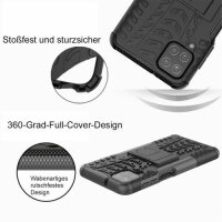 Handy Tasche für SAMSUNG Galaxy Hülle Handyhülle Schutzhülle Outdoor Case Schale Galaxy A41 SM-A415F Schwarz