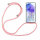 Handykette für Samsung Galaxy A55 Handyhülle mit Band Case Hülle mit Kordel Hand Rosa