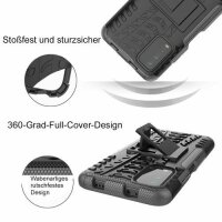 Schutz Hülle Xiaomi Handy Tasche Case Cover Silikon Schale Outdoor Handyhülle BF Xiaomi Poco M3 Schwarz