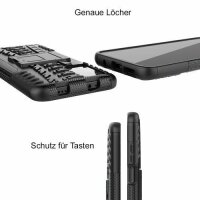 Schutz Hülle Xiaomi Handy Tasche Case Cover Silikon Schale Outdoor Handyhülle BF Xiaomi Poco M3 Schwarz