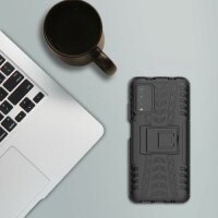 Schutz Hülle Xiaomi Handy Tasche Case Cover Silikon Schale Outdoor Handyhülle BF Xiaomi Poco M3 Schwarz