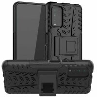Schutz Hülle Xiaomi Handy Tasche Case Cover Silikon Schale Outdoor Handyhülle BF Xiaomi Poco M3 Schwarz