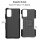 Schutz Hülle Xiaomi Handy Tasche Case Cover Silikon Schale Outdoor Handyhülle BF Xiaomi Poco M3 Schwarz