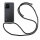 Handykette für Xiaomi Redmi Note 12 4G Handyhülle mit Band Hülle mit Kordel TPU Schwarz