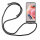 Handykette für Xiaomi Redmi Note 12 4G Handyhülle mit Band Hülle mit Kordel TPU Schwarz