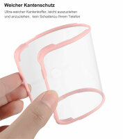 Handyhülle für Samsung Galaxy S21 Ultra – 360° Panzer Case mit Displayschutz Rosa