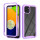 Hülle für Samsung Galaxy A03 - Handyhülle Schutzhülle Silikon Case Cover Bumper Lila