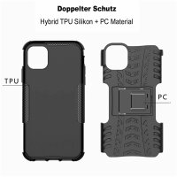 Handyhülle für Apple iPhone 11 – Panzer Cover Schwarz