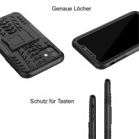 Handyhülle für Apple iPhone 11 – Panzer Cover Schwarz