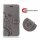Handy Tasche ZTE Blade Hülle Schutzhülle Klapphülle Flip Case Buchhülle Etui TPU Blade A31 Lite Grau