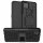 Handy Tasche Lenovo Motorola Panzer Hülle Hybrid Case Cover Schutzhülle Bumper Motorola Moto G9 Power Blau