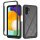 Hülle für Samsung Galaxy A13 5G / A04s Handyhülle Cover 2-teilig TPU Bumper Case Schwarz