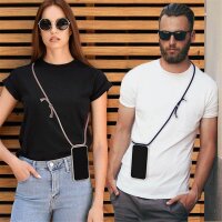 Handykette für Xiaomi 12 Pro – Handyhülle mit Band Rosegold