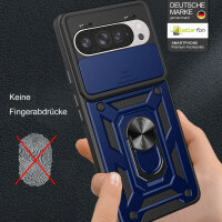 Outdoor Panzer Hülle für Google Pixel 9 / 9 Pro Handyhülle mit Kameraschutz Case Blau