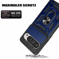 Outdoor Panzer Hülle für Google Pixel 9 / 9 Pro Handyhülle mit Kameraschutz Case Blau