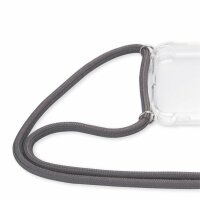 Handykette für Samsung S21 S22 S23 S24 FE Plus Ultra Handyhülle mit Band Hülle Galaxy S22+ Grau