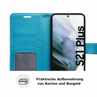 Handyhülle für Samsung Galaxy S21+ Plus 5G Hülle Handy Tasche Flip Case Etui TPU