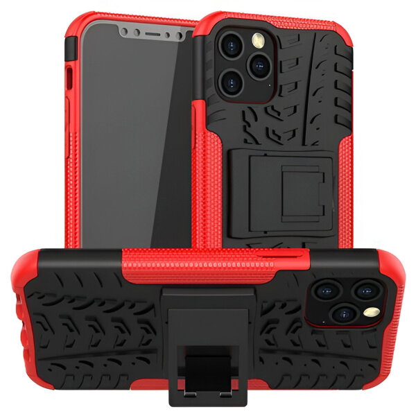Handyhülle für Apple iPhone 12 / 12 Pro – Panzer Cover Rot