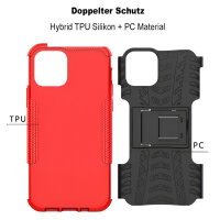 Handyhülle für Apple iPhone 12 / 12 Pro – Panzer Case Rot
