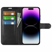Hülle für Apple iPhone 15 Pro Handyhülle Handy Tasche Wallet Case Flip Cover