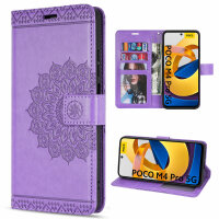 Hülle für Xiaomi Redmi Note 11s 5G / Poco M4 Pro 5G Handyhülle Handy Tasche Etui Lila