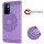 Hülle für Xiaomi Redmi Note 11s 5G / Poco M4 Pro 5G Handyhülle Handy Tasche Etui Lila