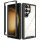 Hülle für Samsung Galaxy S24 Ultra Handyhülle 2 Teilig Bumper Case Kantenschutz Schwarz