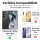 Hülle für Samsung Galaxy S24 Ultra Handyhülle 2 Teilig Bumper Case Kantenschutz Schwarz