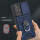 Outdoor Panzer Hülle für Samsung Galaxy A52 mit Kameraschutz Ringhalter Bumper Blau