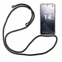 Handykett für Xiaomi 14 / 14 Pro Serie Hülle mit Kordel Handyhülle mit Band 14 Pro in Schwarz