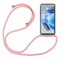 Handykette für Xiaomi Redmi Note 12 Pro 5G / Poco X5 Pro 5G Handyhülle mit Band Rosa