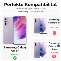 360° Grad Hülle für Samsung Galaxy S21 FE...