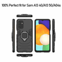 betterfon Ring Case für Samsung Galaxy A04s / A13 4G / A13 5G Hülle Handyhülle Schwarz