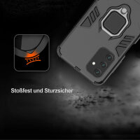 betterfon Ring Case für Samsung Galaxy A04s / A13 4G / A13 5G Hülle Handyhülle Schwarz