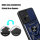 Outdoor Panzer Hülle Motorola Moto G54 Handyhülle mit Kameraschutz Ringhalter Blau