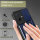 Outdoor Panzer Hülle Motorola Moto G54 Handyhülle mit Kameraschutz Ringhalter Blau