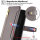 Handykette Motorola Hülle mit Band Handyhülle Kartenfächer Leder Umhängetasche Moto G54 Grau