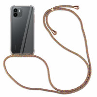 Handykette für Xiaomi Redmi A1 Handyhülle mit Band Hülle mit Kordel Handy Tasche Rainbow
