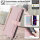 Handykette Xiaomi Hülle mit Band Handyhülle Kartenfächer PU Leder Umhängetasche Redmi Note 12 5G / Poco X5 5G Rosa