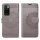 Handyhülle Xiaomi Redmi 10 2022 Hülle Handy Tasche Schutzhülle Wallet Case Etui Grau